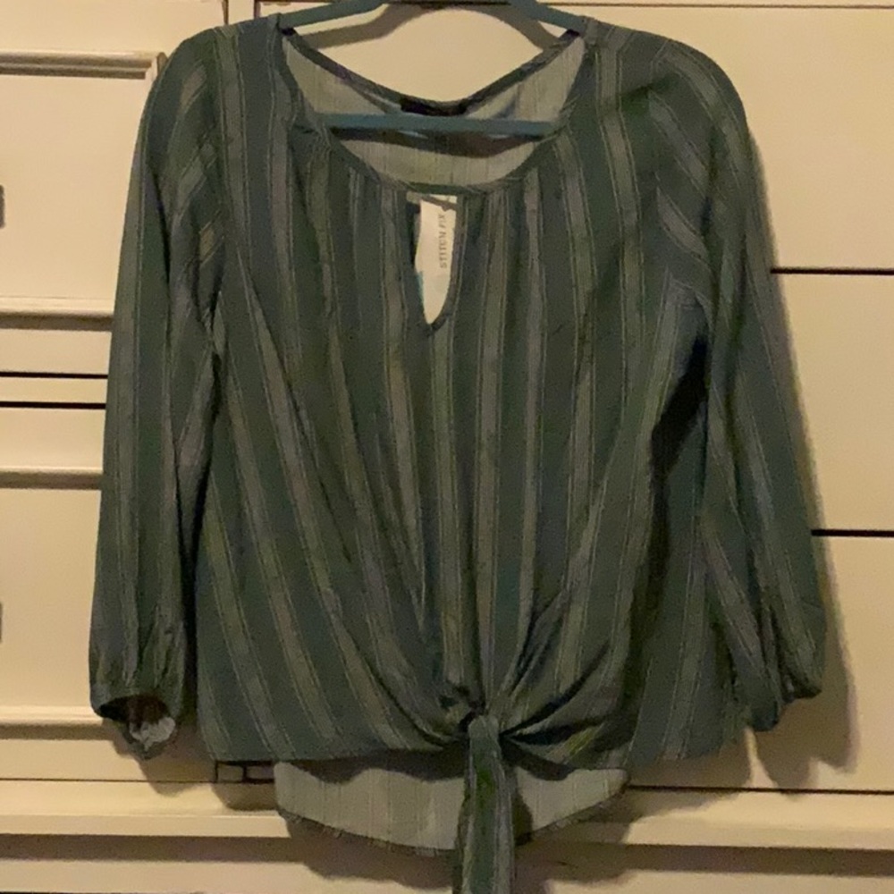 West Kai Casiya Front Tie Blouse/Small